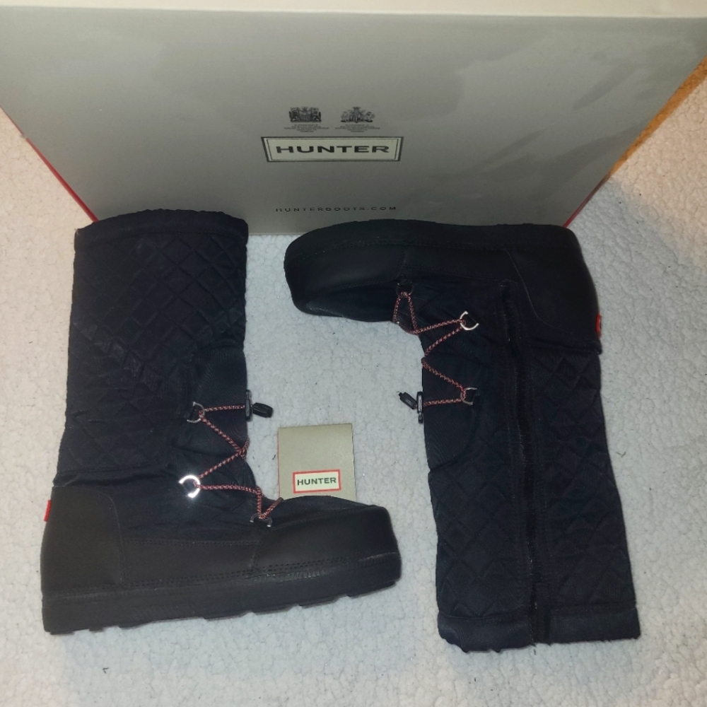 Hunter tall quoted snow boot